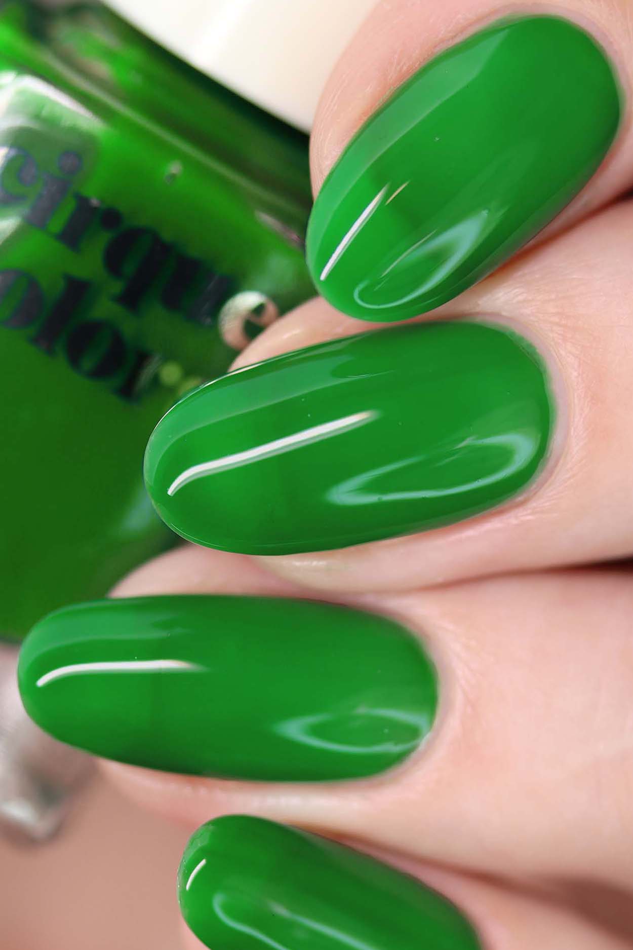 Green Jelly Nail Polish - Cirque Colors Kelly Jelly